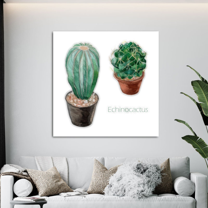 Haworthia Rufescens I - impression sur toile tendue, H 8 po x l 8 po x P 1,5 po