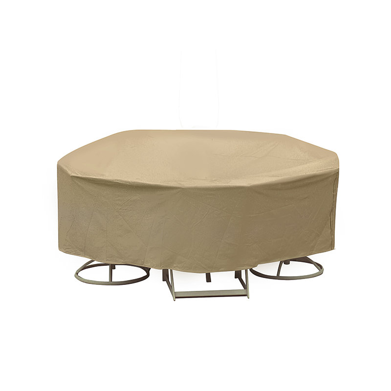 Outdoor Patio Dining Set Cover, Tan
