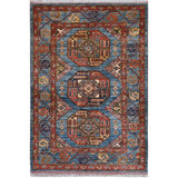 Traditional One-of-a-Kind Rectangle 4'0" X 5'9" Hand Knotted Area Rug