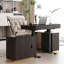 Height Adjustable Rectangle Standing Desk with Cabinet-1225636698-1225636699