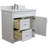 37'' Single Bathroom Vanity with Engineered Stone Top-1582089871