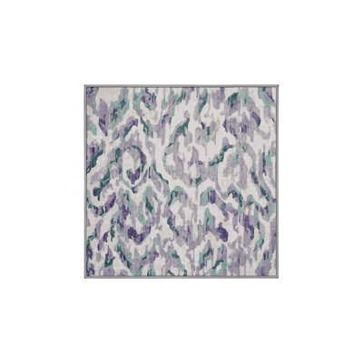 Machine Washable Gray Area Rug