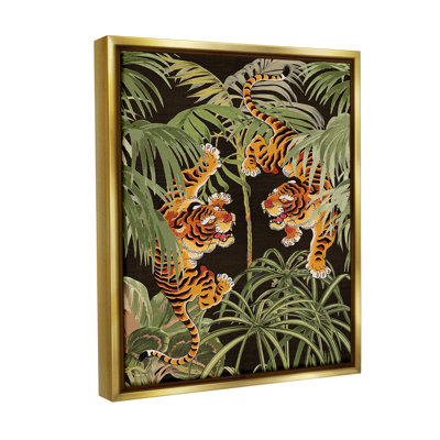 " Fierce Tigers With Plants " by Amber Sterling