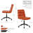 Arcanum Swivel Task Chair with Steel Frame-739745952