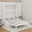 Grand lit escamotable avec coussin-341026597-341026596