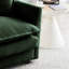 Salon - chenille, 2 sièges, 4 coussins, structure en bois, tissu moderne 2 coussins doux, relaxant