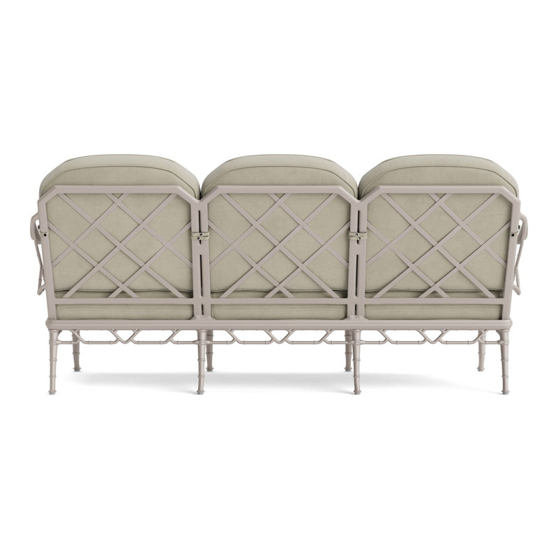 Calcutta Outdoor 3 - Seat Patio Sofa, Fusion Dove, Dove