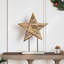vidaXL Christmas Star Brown Solid Teak Wood-121073142