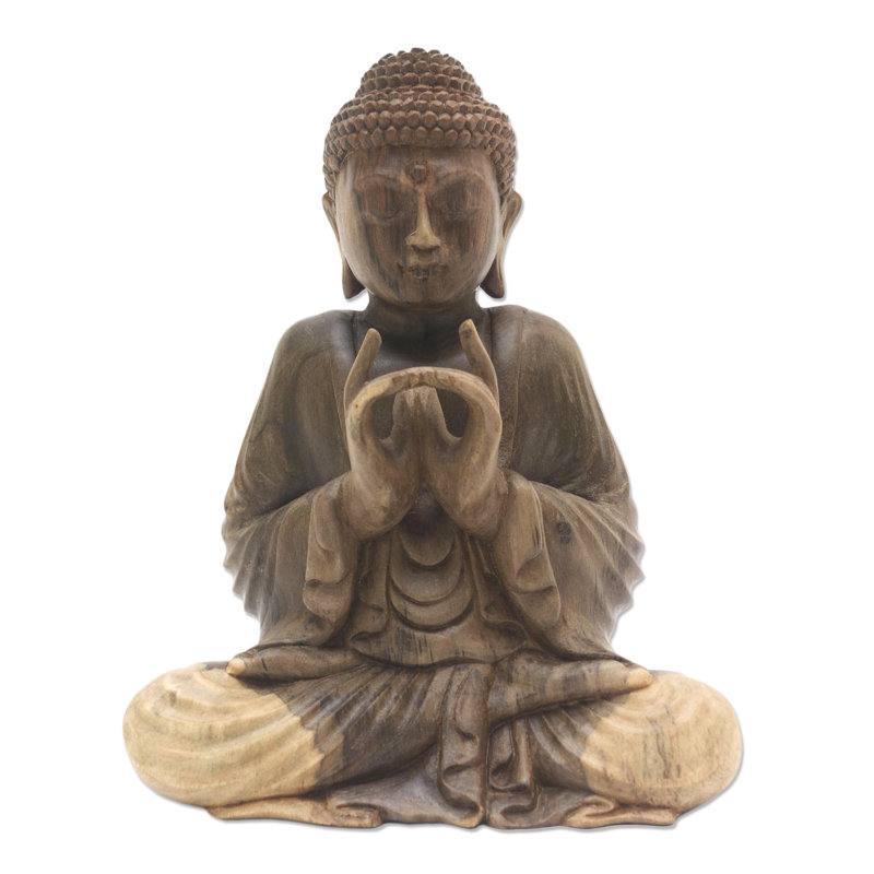 Wood Garden Statue