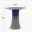 17" Ceramic Bird Bath With Pedestal, Gradient Swirl Pattern, Outdoor Glazed Bird Feeder Garden Decor-1236728396-1236728393