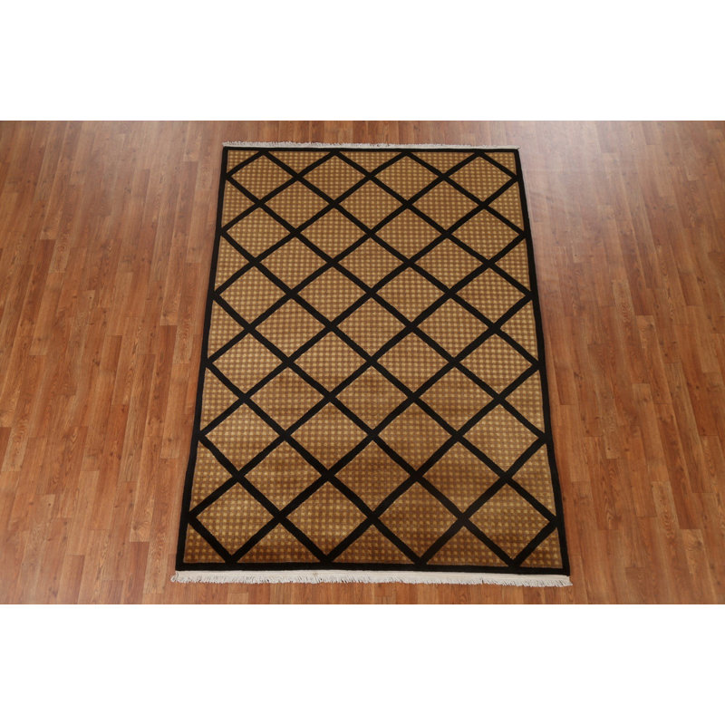 One-of-a-Kind 5'2" X 7'2" New Age Wool Area Rug in