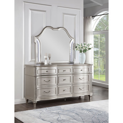 Commode 9 tiroirs avec miroir