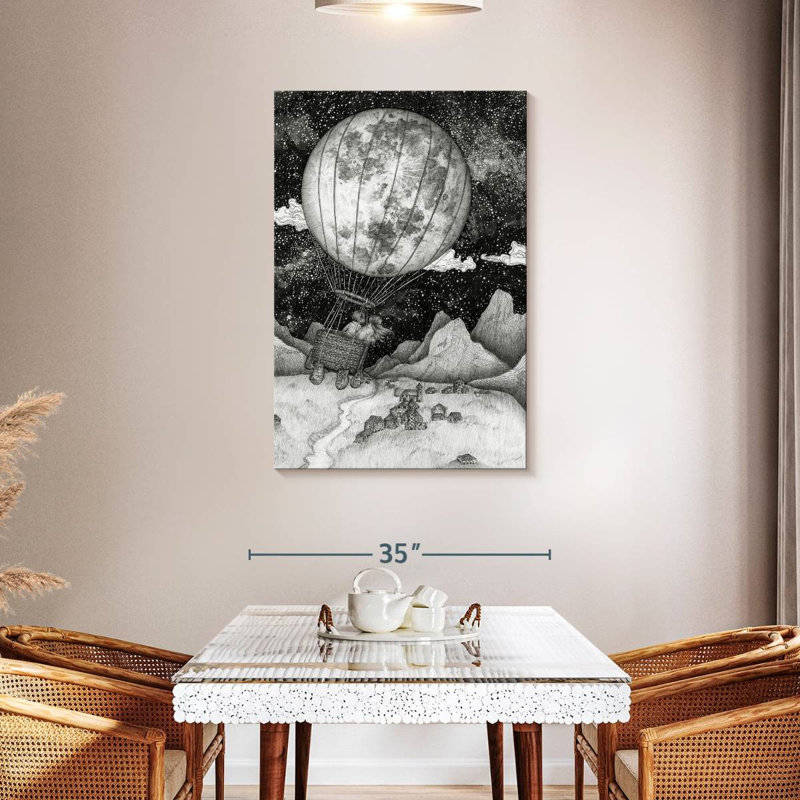 Mehar Moon Balloon, 45" H x 30" W