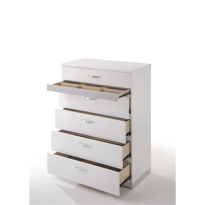 Commode à finition ultrabrillante