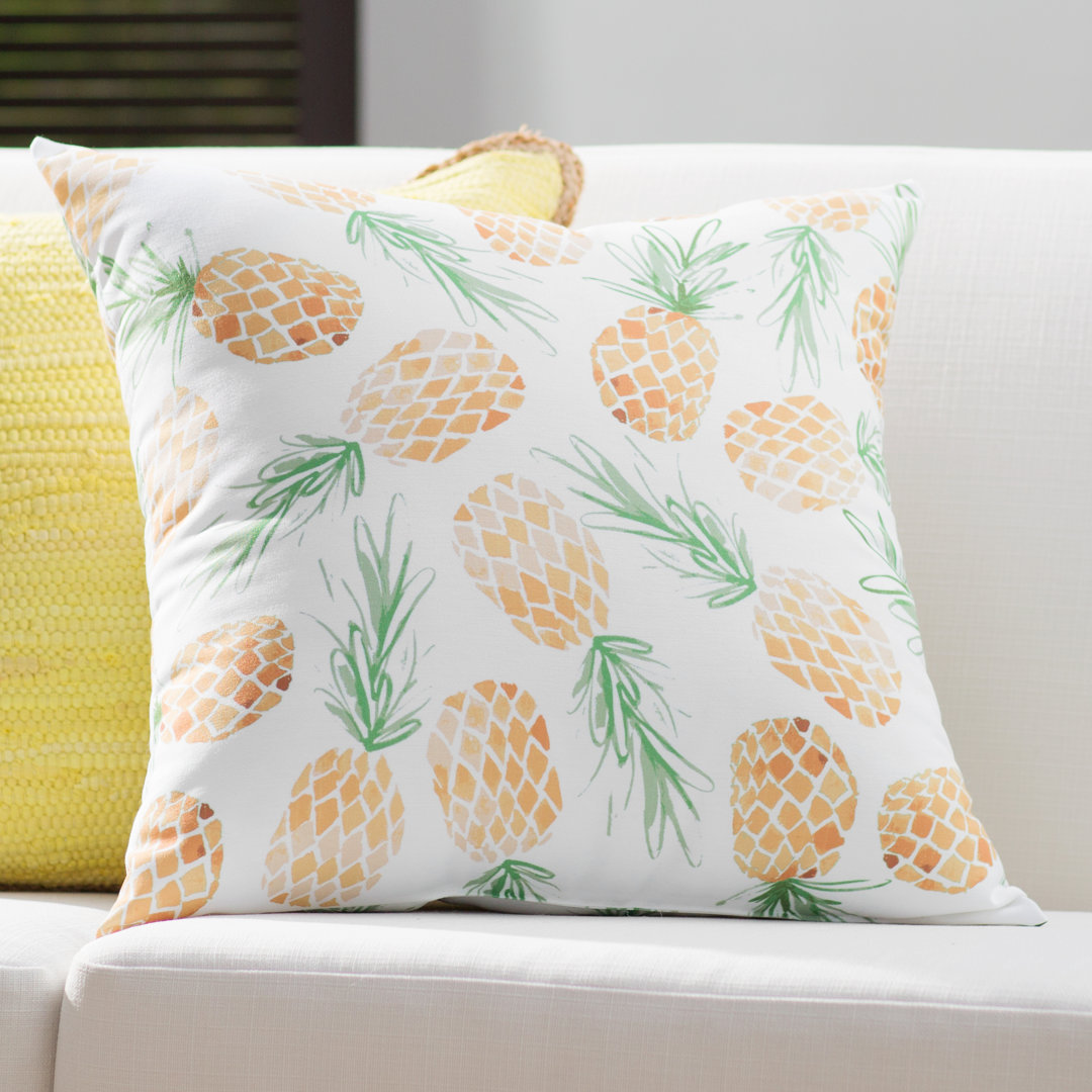 Tropical Resort Square Pillow Cover & Insert e by design 