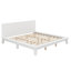 Base de lit plateforme en bois, base de lit avec tête de lit et lattes de bois-2114170554-2114170559