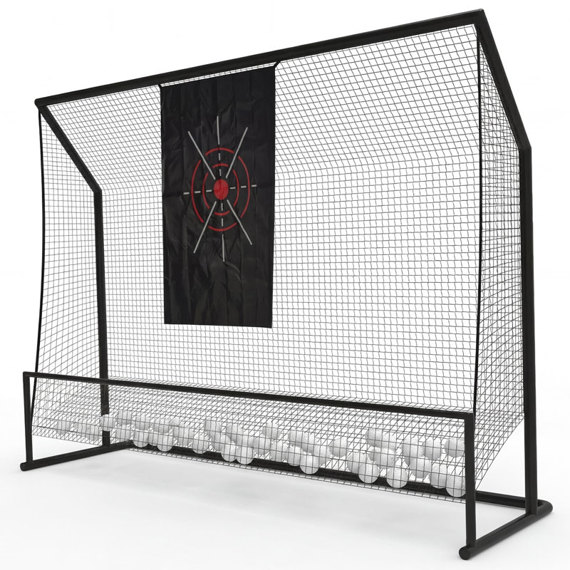 Golf Hitting Nets for Backyard Driving Real Balls, 10x7.5FT Heavy Duty Golf Practice Chipping Nets with Targeting Cloth, Outdoor & Indoor Portable Chipping Practice Swing Training Netting