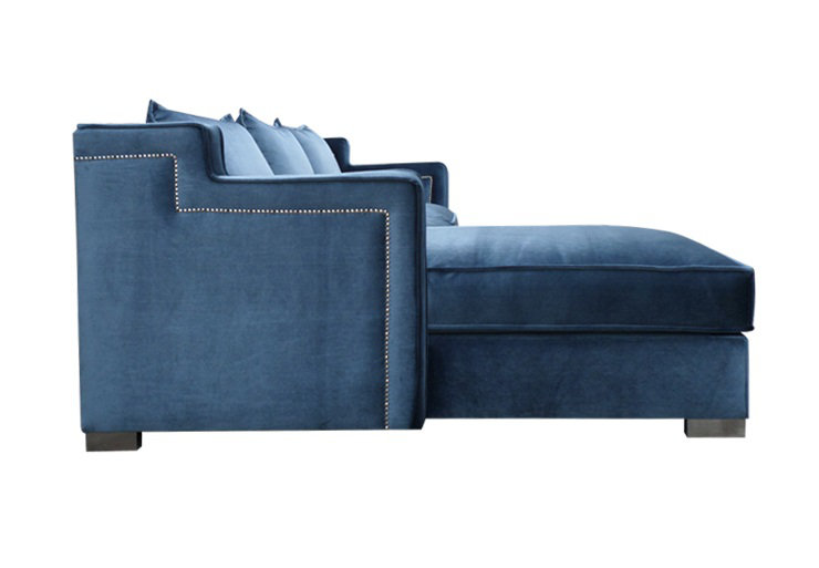 Parker Upholstered L-Shaped Sectional Left Hand Facing, Gigi Platinum, Natural
