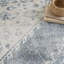 Tapis bleu / ivoire lavable en machine Privette-1573646383