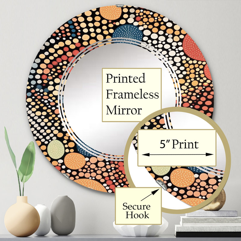 Miroir mural Zerish, 24 po x 24 po
