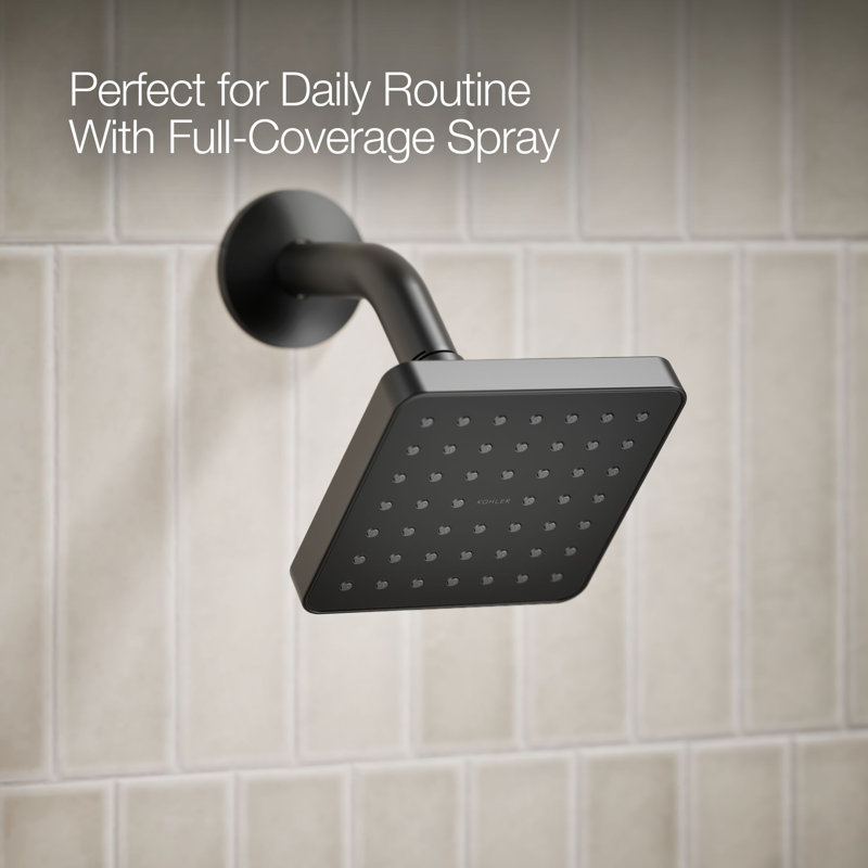 Venza Rite-Temp 1.75 GPM Bath And Shower Faucet Trim Set, Matte Black