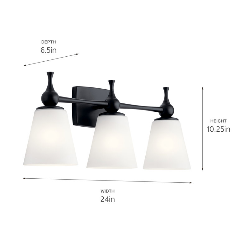 Cosabella 3 - Light Vanity Light, Black