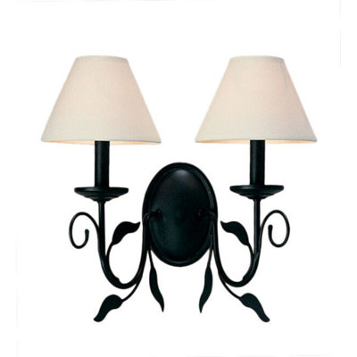 Applique murale à bras 2 lumières Bordeaux