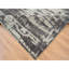 Tapis oriental noir tissé à la main 9 pi x 12 pi noir, laine et soie végétale ton sur ton, jacquard 8A16FDB13FE04EA09489EC0186C3FBA2