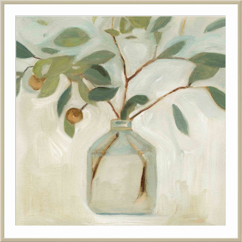 " Neutral Arrangement I " Painting Print, German Silver, 34.09" H x 34.09" W x 1.1" D