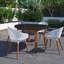 Couvercle de table rond imperméable à haute densité à usages multiples, housse de protection intérieure / extérieure contre les rayons UV