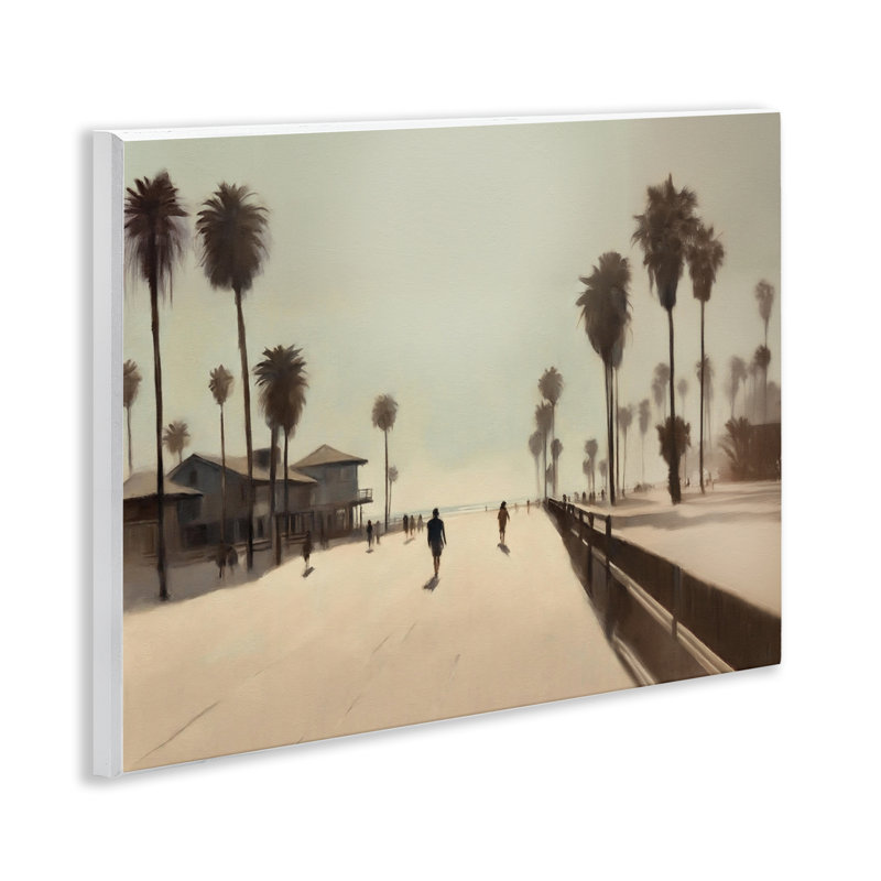  Midday Sun Beach View Wall Plaque Art by Noah Bay