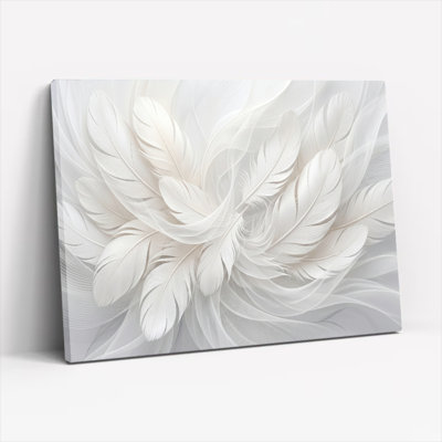Ensemble de 1 tableau sur toile « Plumes »