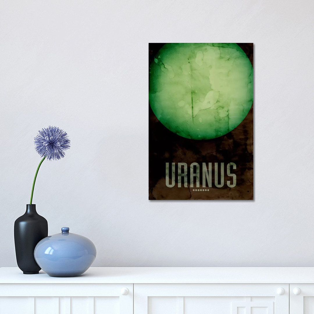 The Planet Uranus by Michael Tompsett - Wrapped Canvas Print