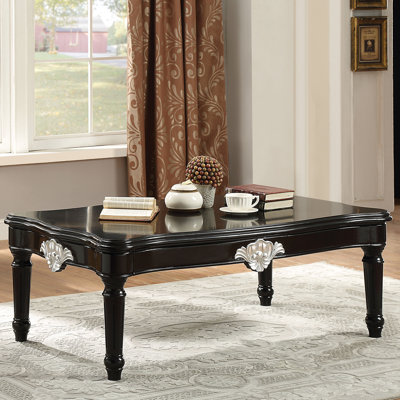 Table basse noire minimaliste - Intérieur élégant et pratique pour l'espace de vie chic