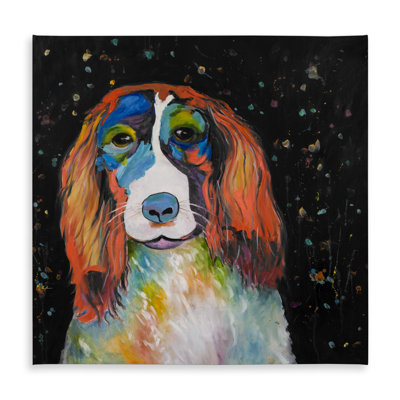 Colorful Dog Tablecloth - Indoor/Outdoor Decor for Pet Lovers