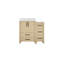 Single Sink Bathroom Vanity Cabinet,Freestangding Storage Vanity Cabinet with White Countertop-609547792