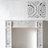 White Solid Wood Freestanding Fireplace