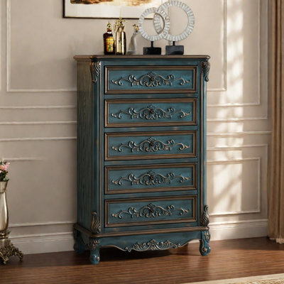 Commode sculptée de style européen
