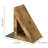 Triangular Decorative Solid Wood Bookends