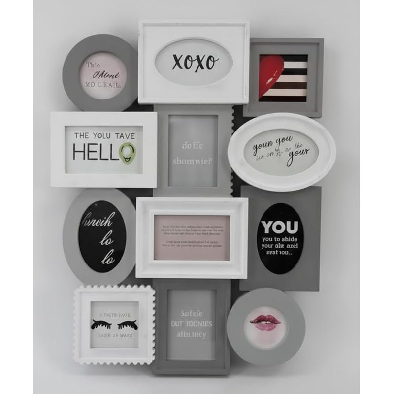 White And Grey Picture Frame