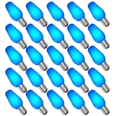 0.5 Watt, C7 LED, Non-Dimmable Light Bulb, E12 Base