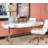 Vallee Metal Base Writing Desk with Power Outlet-2040451966