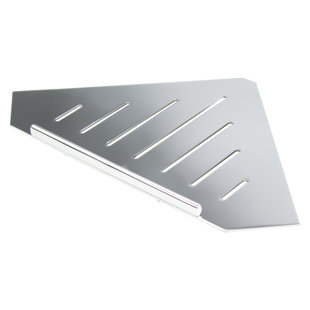 Tablette de douche d’angle en acier inoxydable