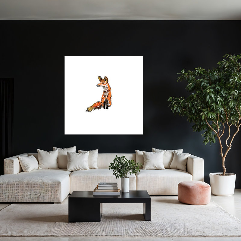Art contemporain contemporain, H 48 po x l 48 po