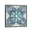 «Garden Getaway Tile V Blue», reproduction sur toile-73220892-73220893-73220894