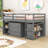 Emillee Twin 3 Drawers Loft Bed with Built-in-Desk by Harriet Bee-1230194030