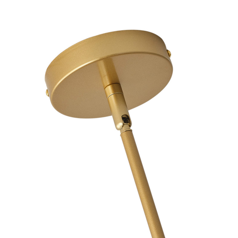 Luminaire suspendu réglable en corde de chanvre brun 8 lampes 8