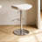 White Backless side Chair(Set of 2)
