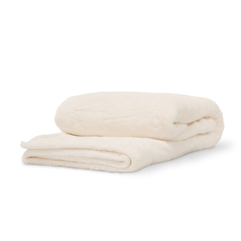 Couverture nuage, L 108 po x l 96 po, Beige