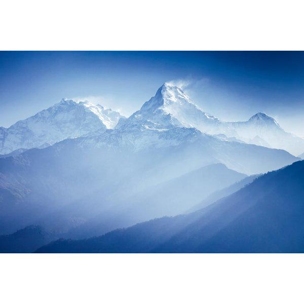 Millwood Pines Annapurna Mountains On Canvas by Saiko3P Print | Wayfair